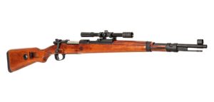 Snow Wolf KAR98K Spring Sniper Rifle - Real Wood & Scope