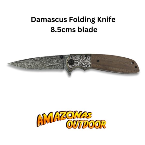 Damascus Folding knife